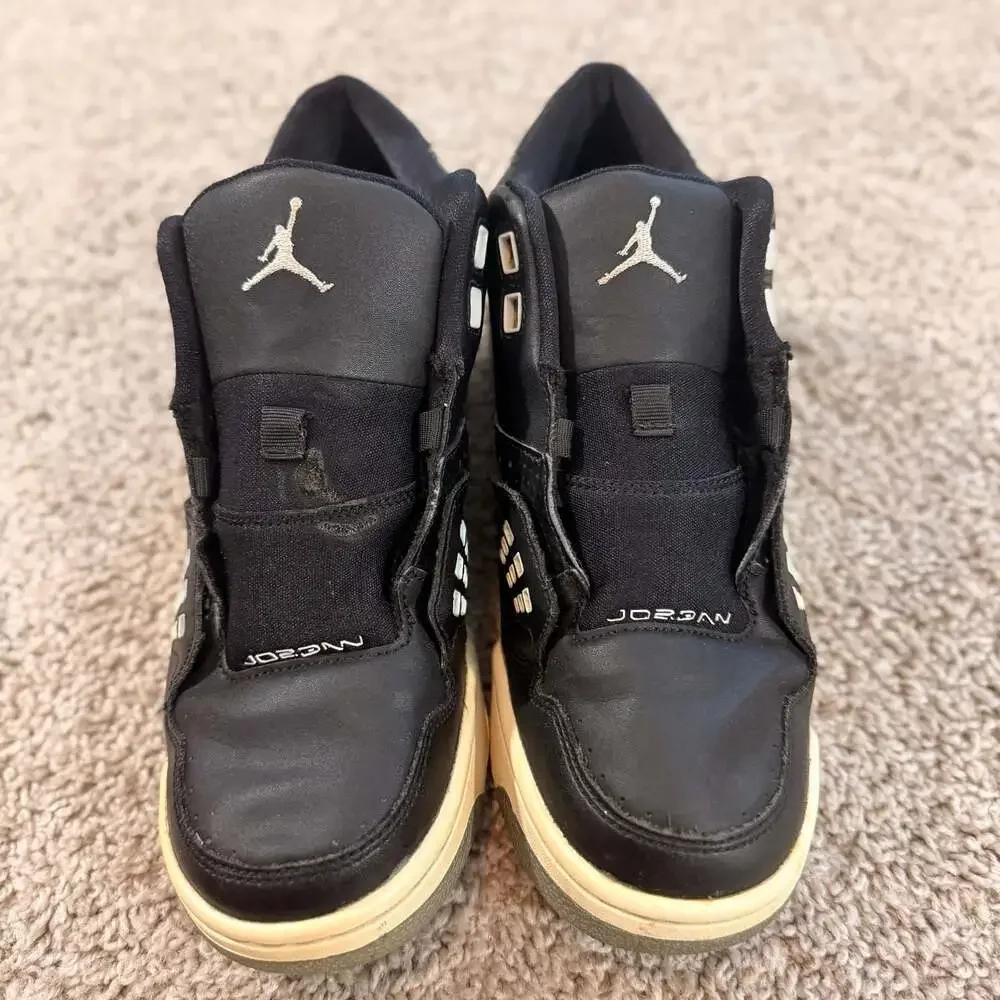 Jordan Flight 23 GS Black Grey Youth 6.5Y Sneakers Boys Girls Shoes‎ EUC